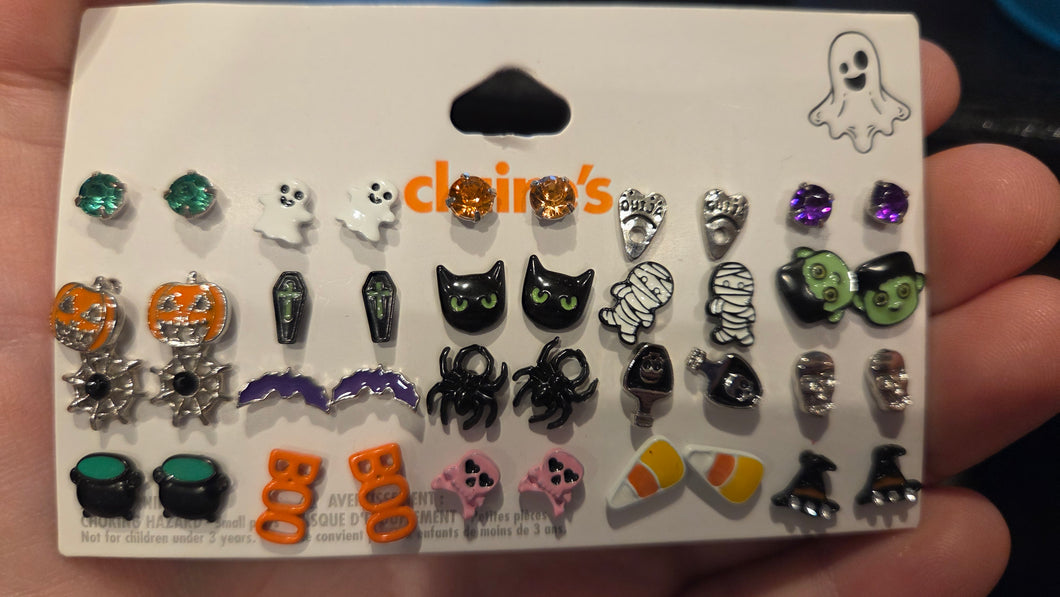 Claires Halloween Earrings