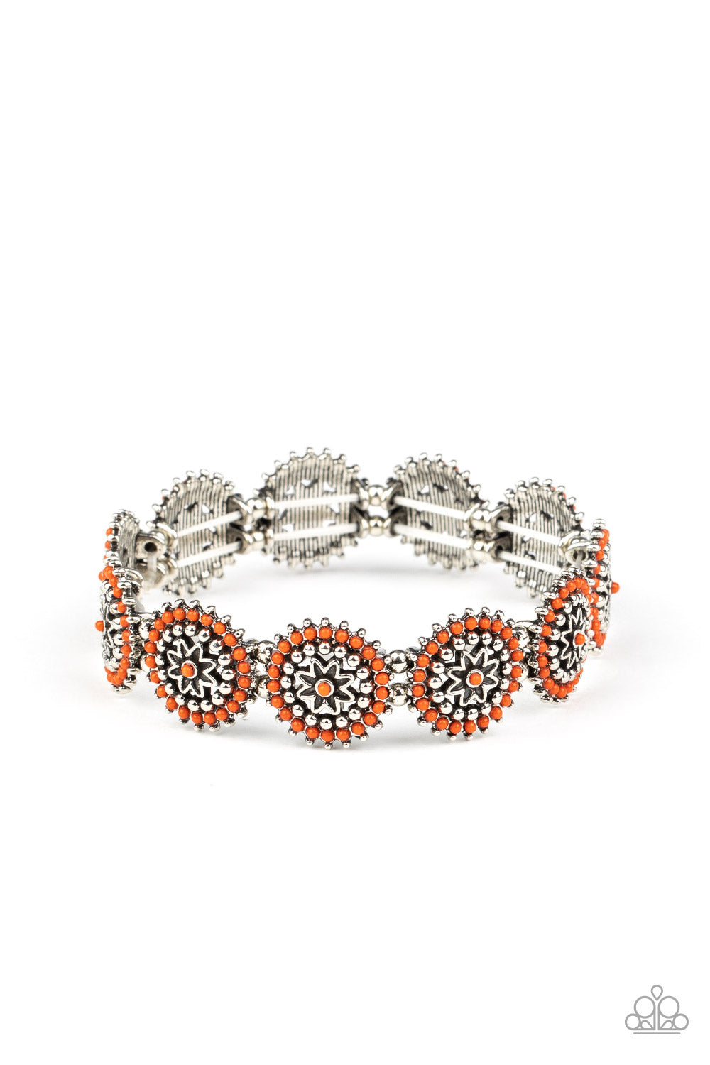 Bohemian Flowerbed - Orange