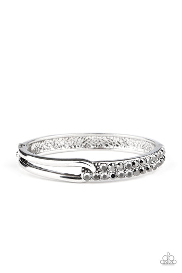 Freeze! - Silver - Hinged Bracelet