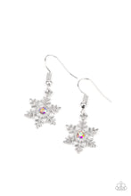 Load image into Gallery viewer, Starlet Shimmer Snowflake Earrings
