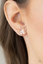 Load image into Gallery viewer, Flutter Fantasy - Rose Gold Earrings
