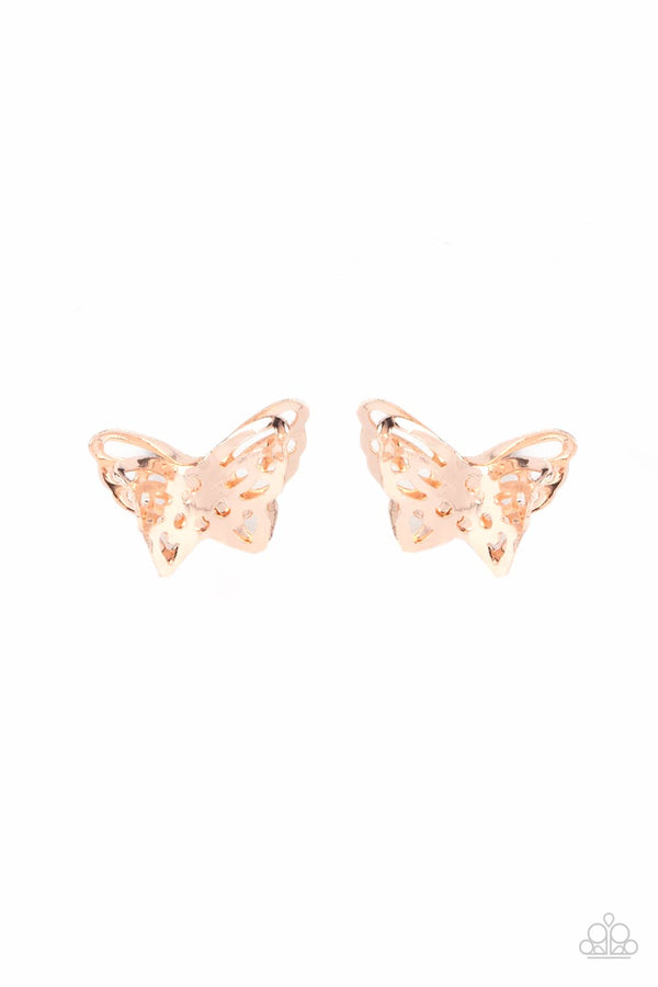 Flutter Fantasy - Rose Gold Earrings